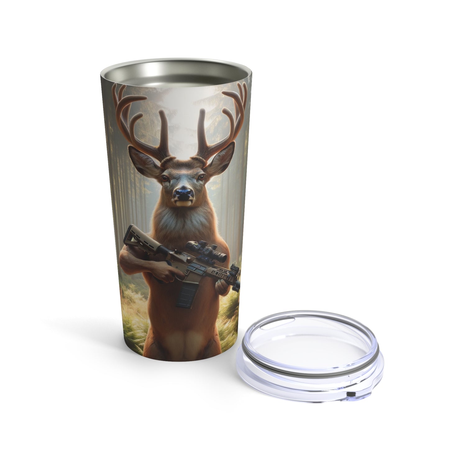 Buck is Ready for the Hunt-Tumbler 20oz