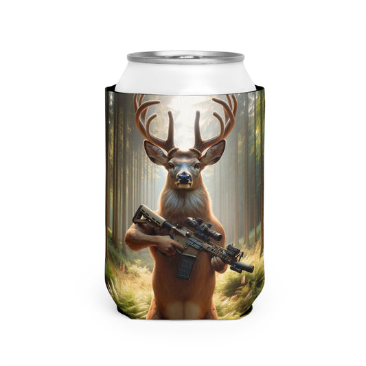 Buck is Ready for the Hunt- Can Cooler Sleeve