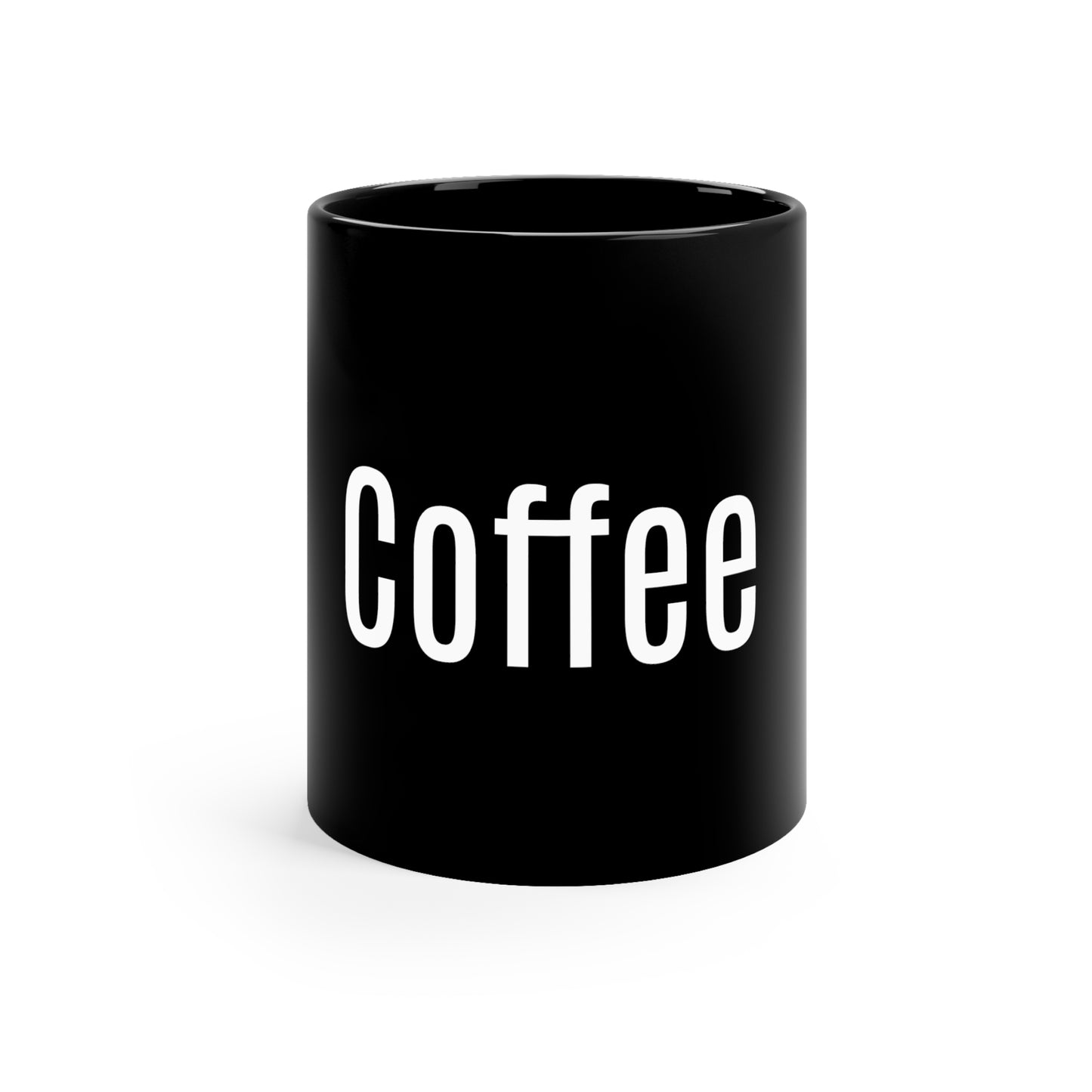 A Word- Coffee-11oz Black Mug