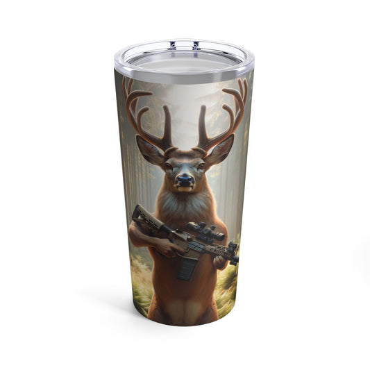 Buck is Ready for the Hunt-Tumbler 20oz