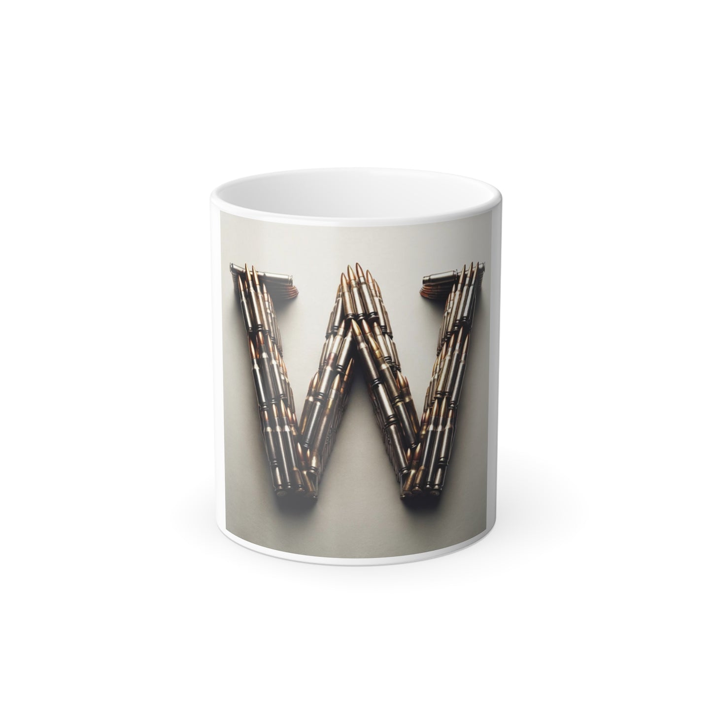 Bullet W White Mug, 11oz